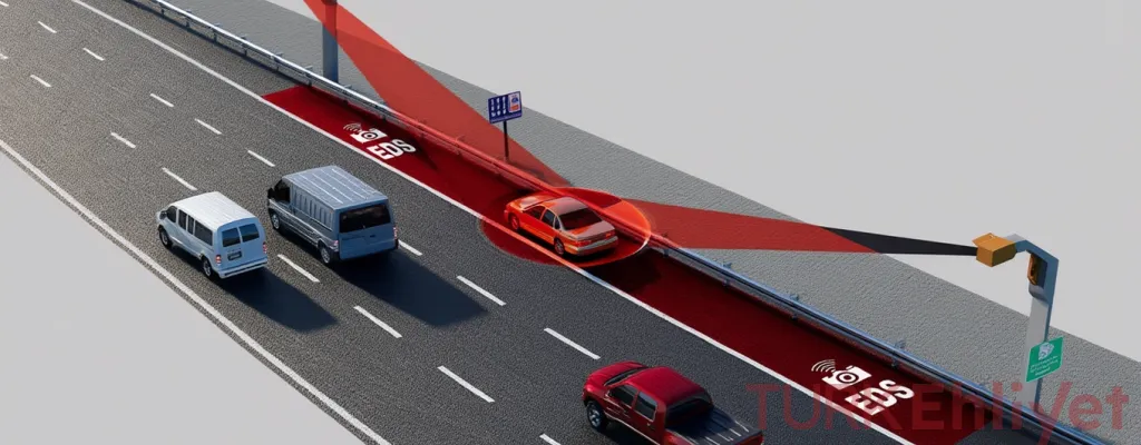 متى يسمح باستخدام ممر الأمان (Emniyet Şeridi)وكم غرامته؟ 