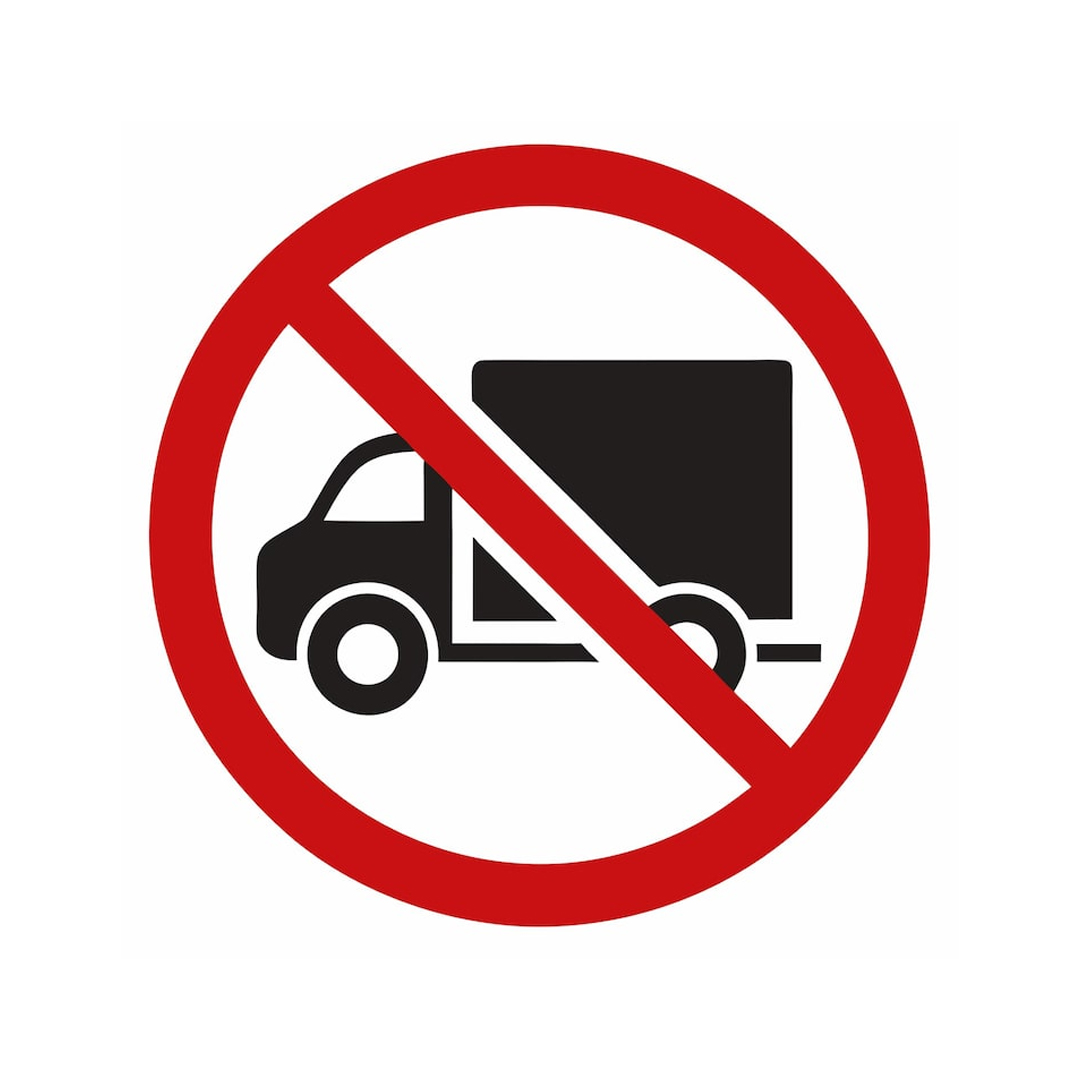 ممنوع الشاحنات