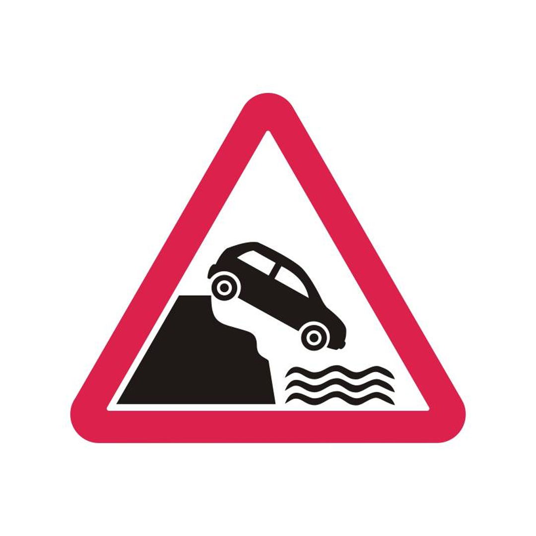 طريق ينتهي عند ضفة نهر أو بحيرة أو بحر