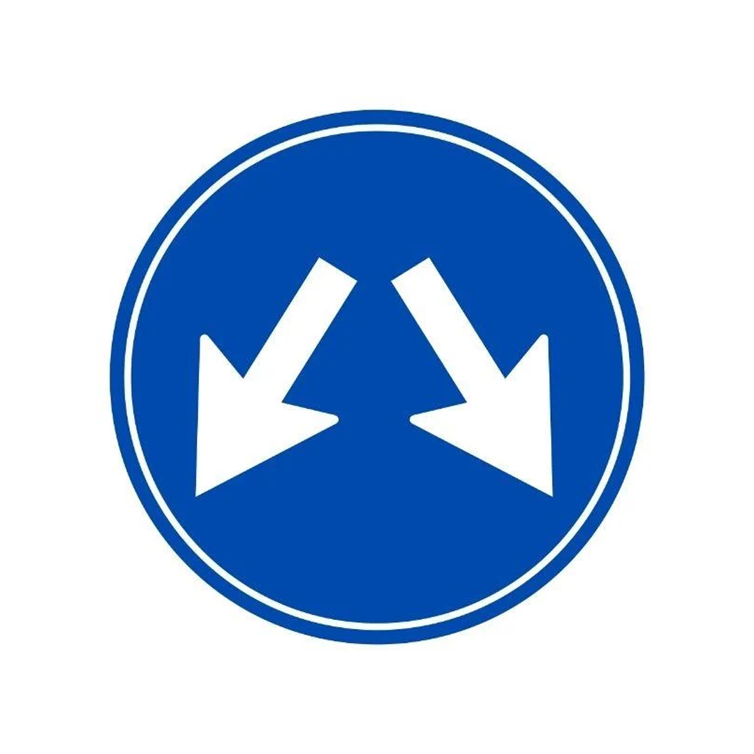 Her iki yönde devam ediniz