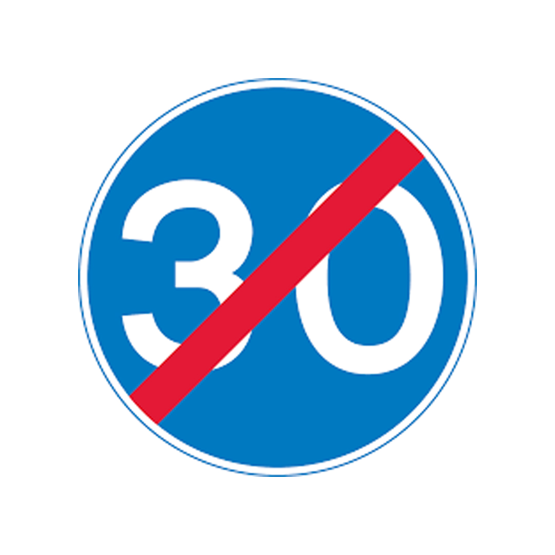 Mecburi azami hız sonu